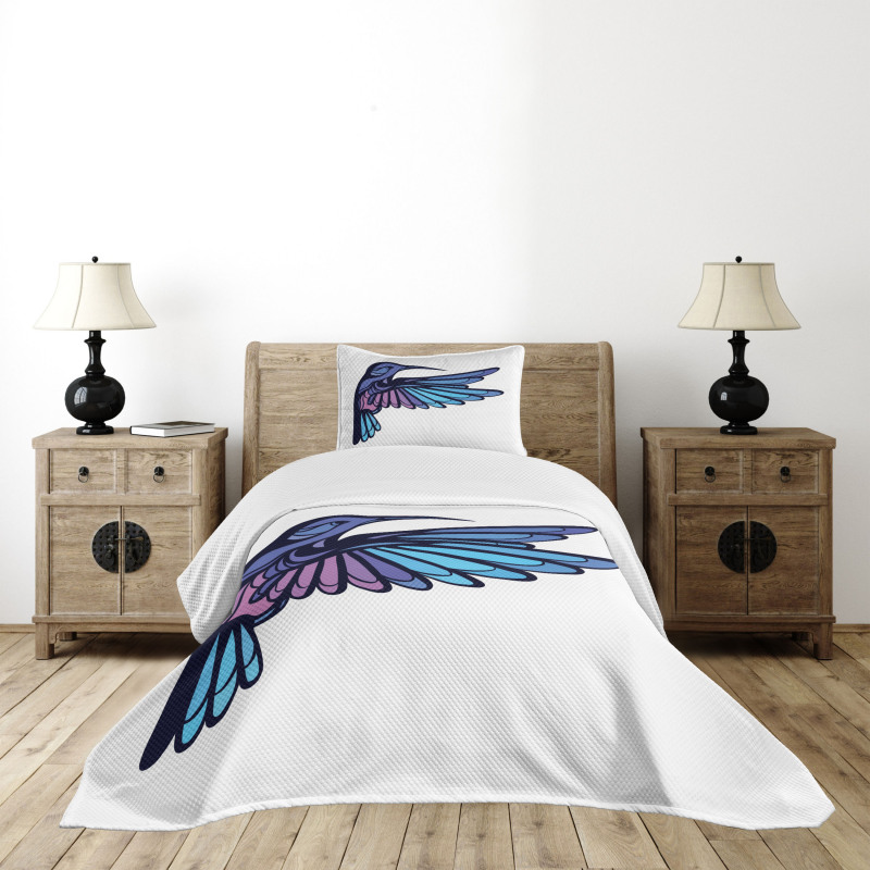 Exotic Hummingbird Bedspread Set