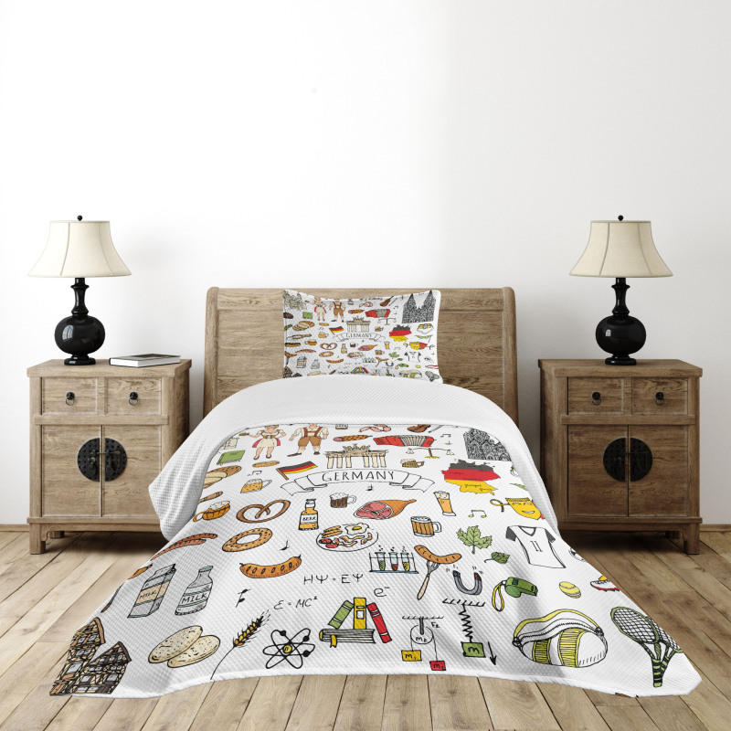 European Culture Bedspread Set