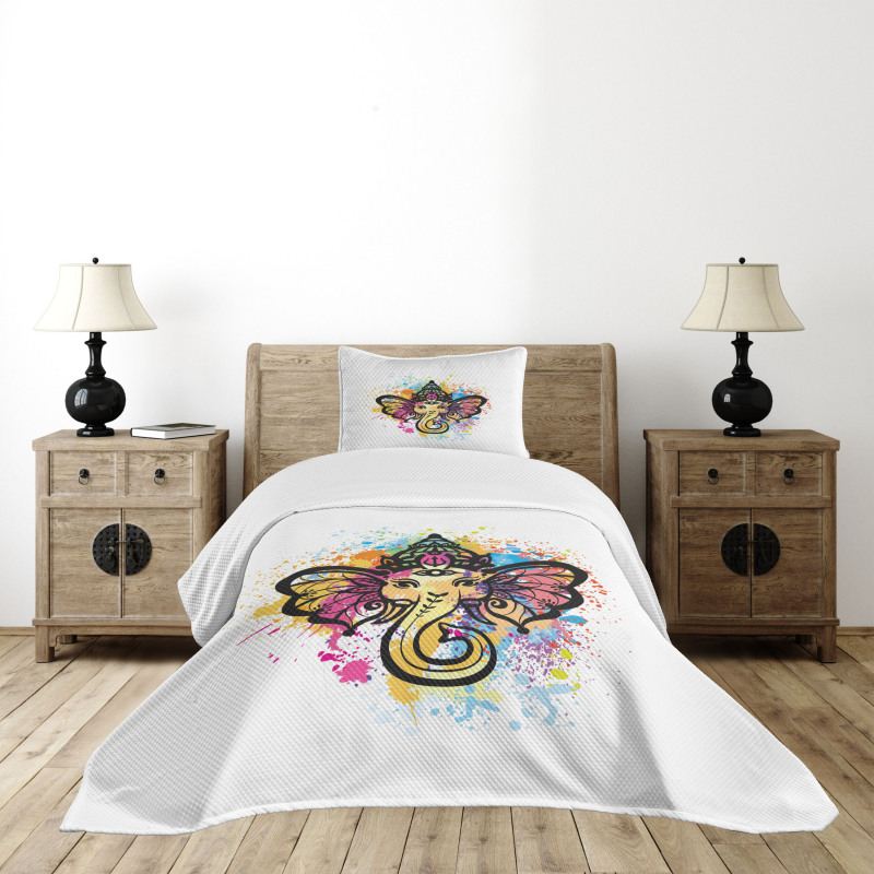 Mandala Animal Portraits Bedspread Set