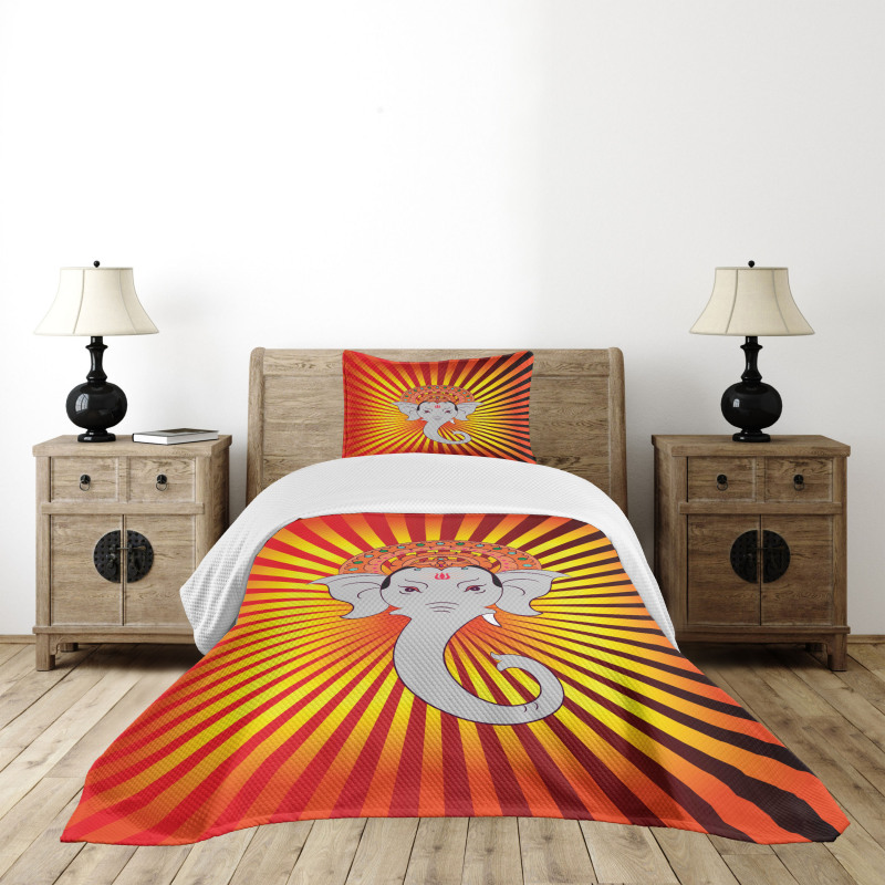 Retro Figure Mandala Bedspread Set