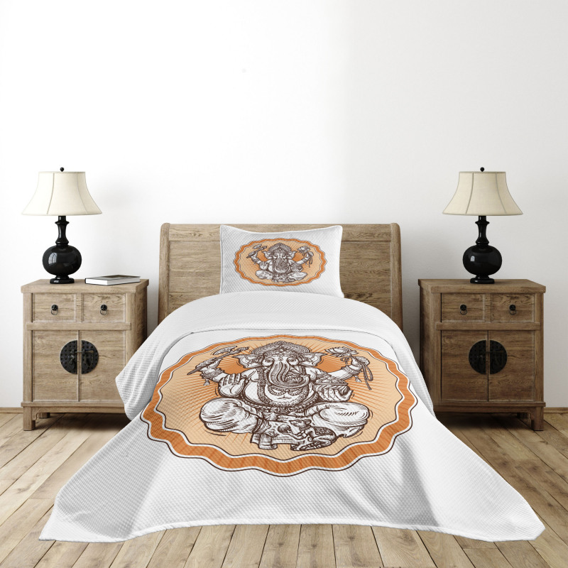 Flower Hippie with Animal Bedspread Set