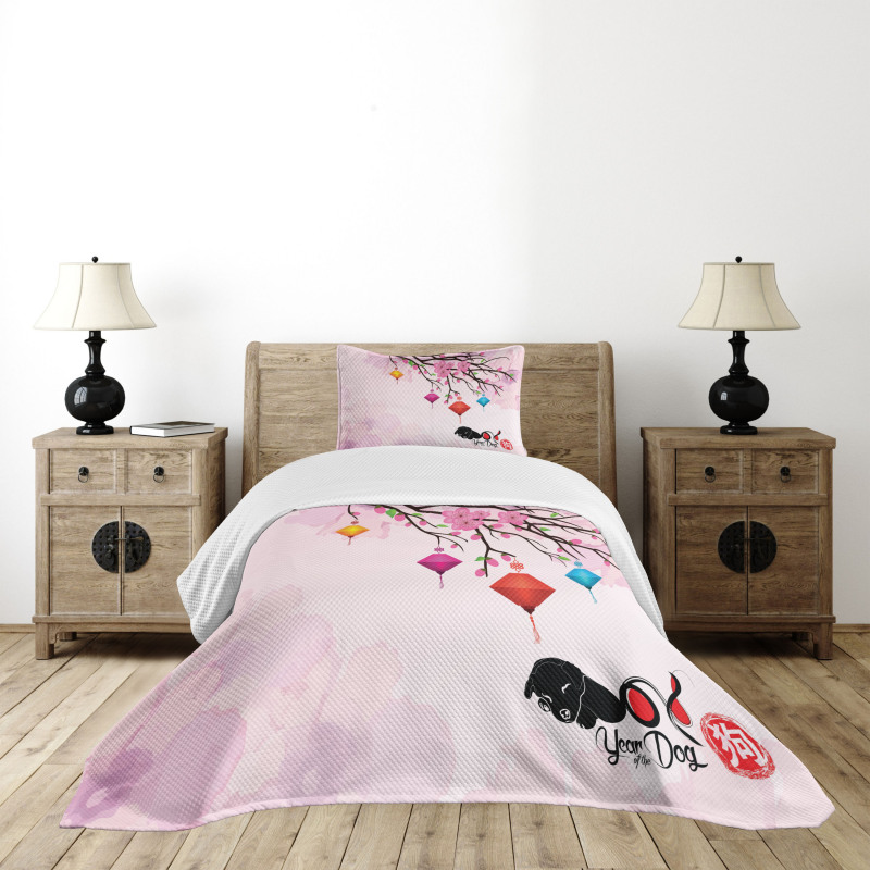 Lunar New Year Bedspread Set