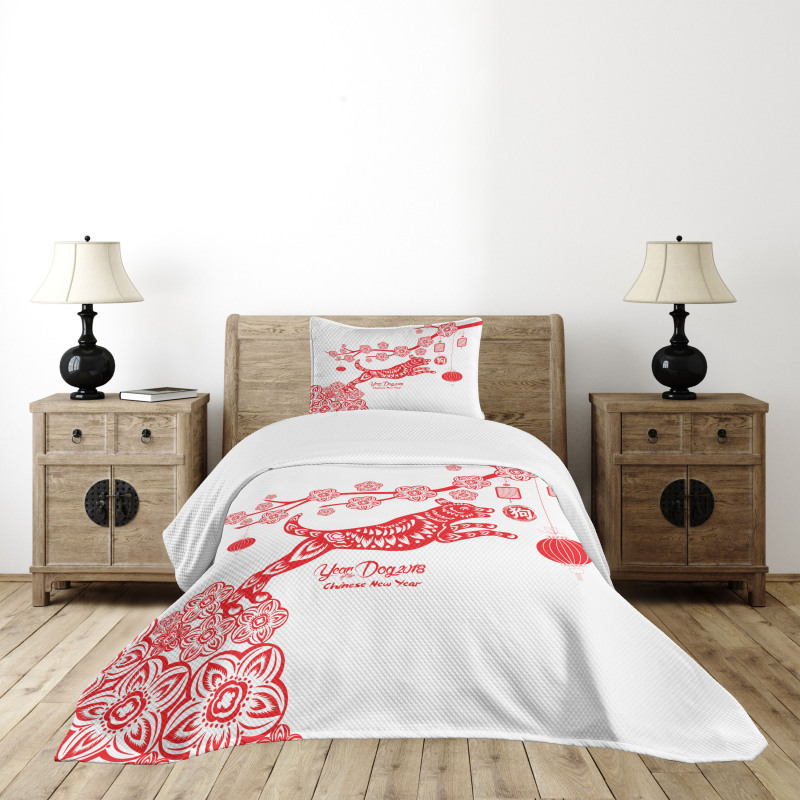 Canine Bedspread Set