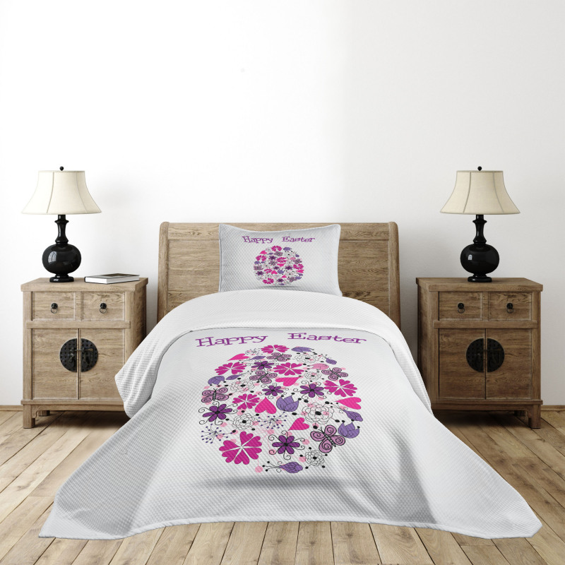 Holiday Flowers Bedspread Set