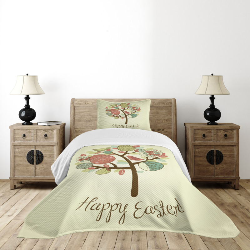 Vintage Spring Foliage Bedspread Set