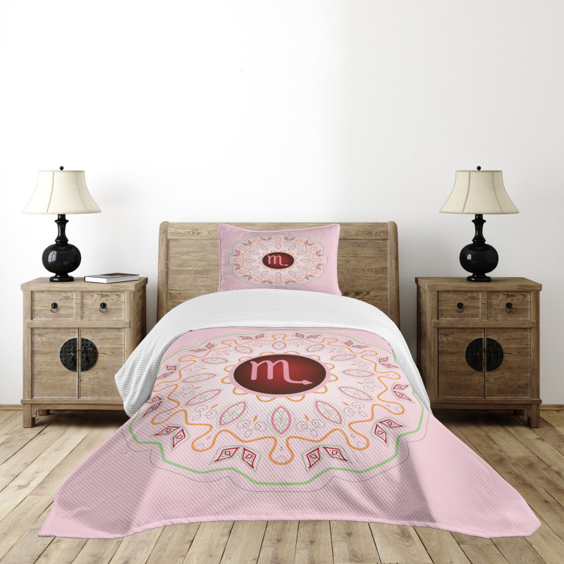 Mandala in Pink Bedspread Set