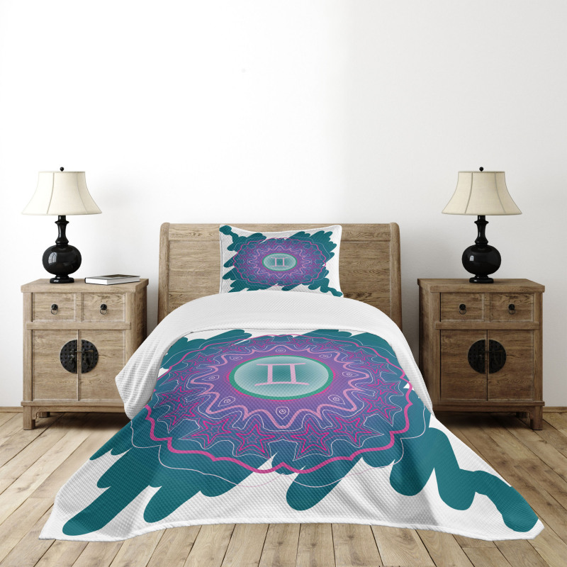 Doodle Mandala Bedspread Set