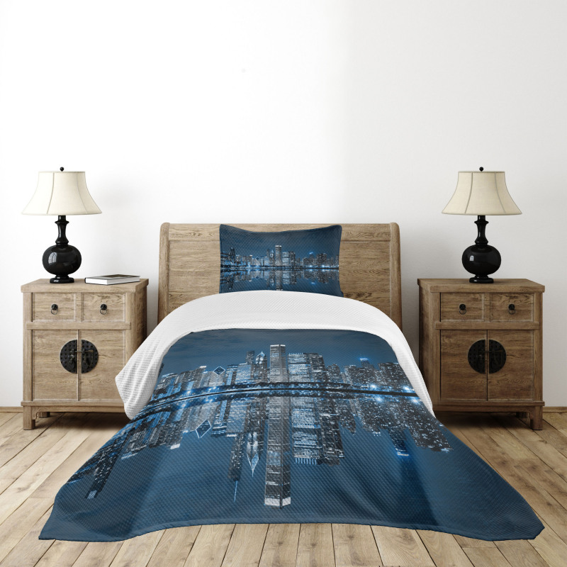 Sleeping City Bedspread Set