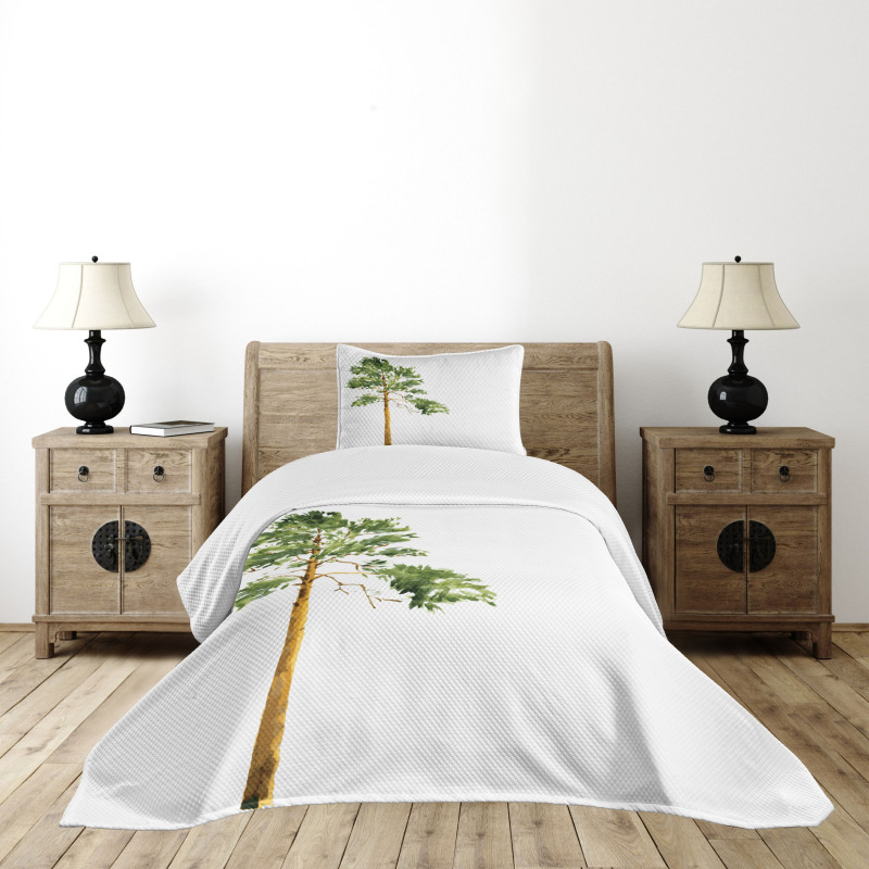 Aquarelle Nature Sketch Bedspread Set