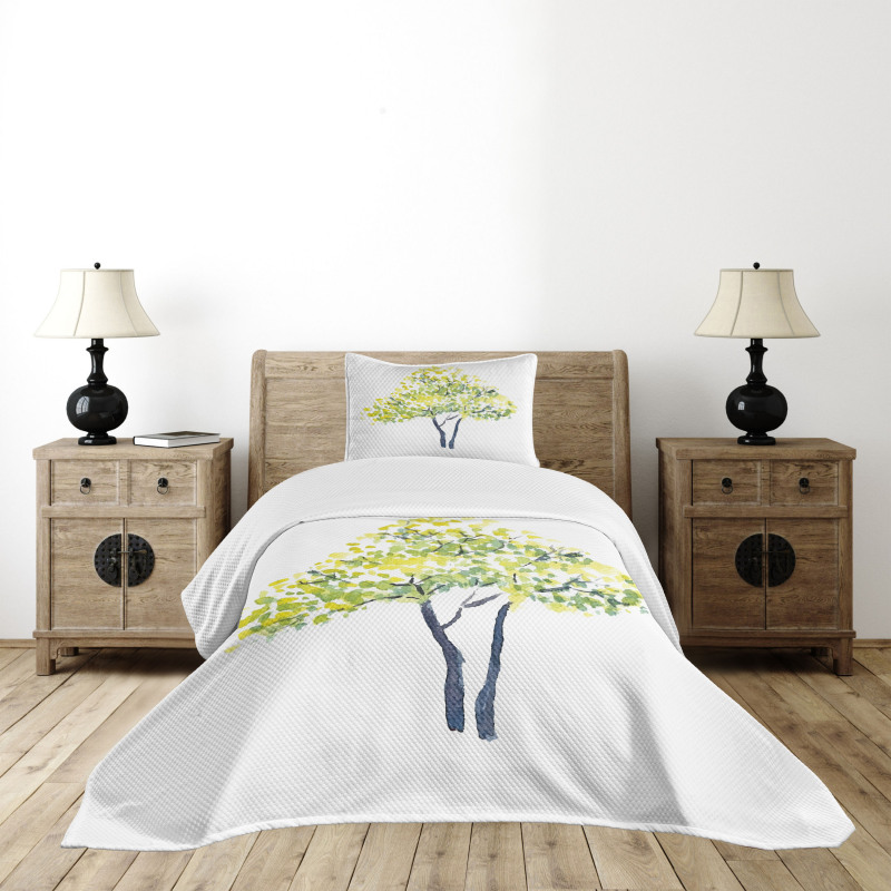 Blooming Spring Branch Bedspread Set