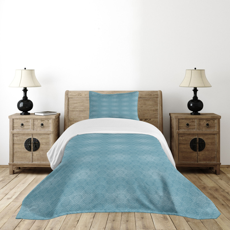Abstract Damask Bedspread Set