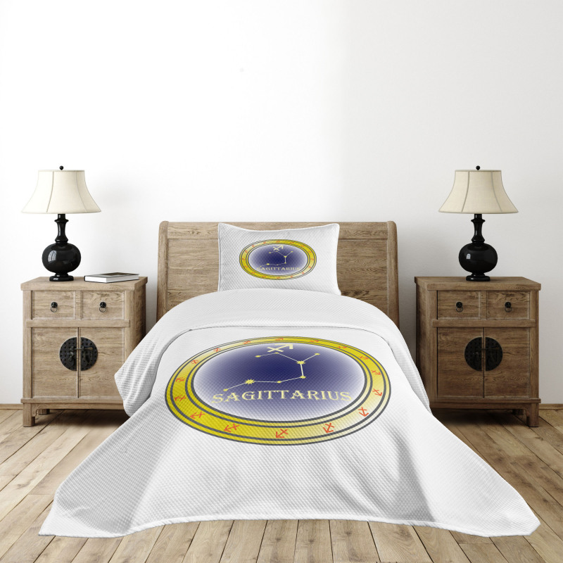 Horoscope Stars Bedspread Set