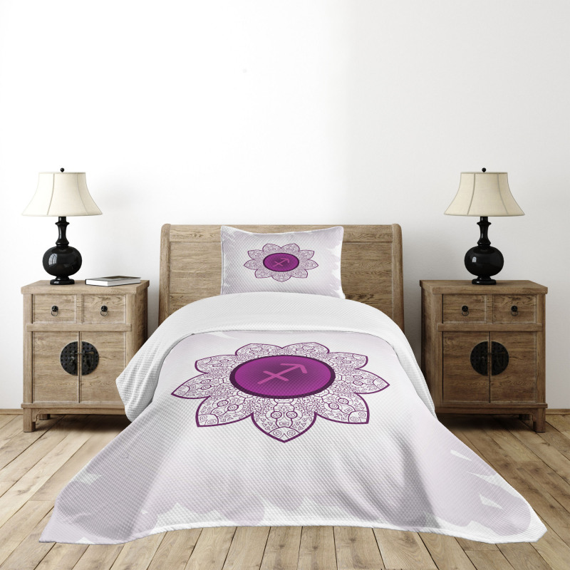 Horoscope Floral Bedspread Set