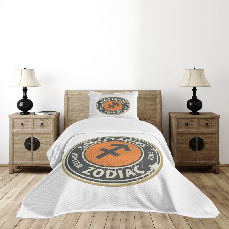Zodiac Design Bedspread Set