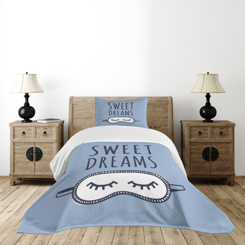 Sleeping Doodle Bedspread Set