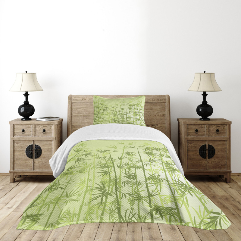 Tropical Growth Forest Bedspread Set