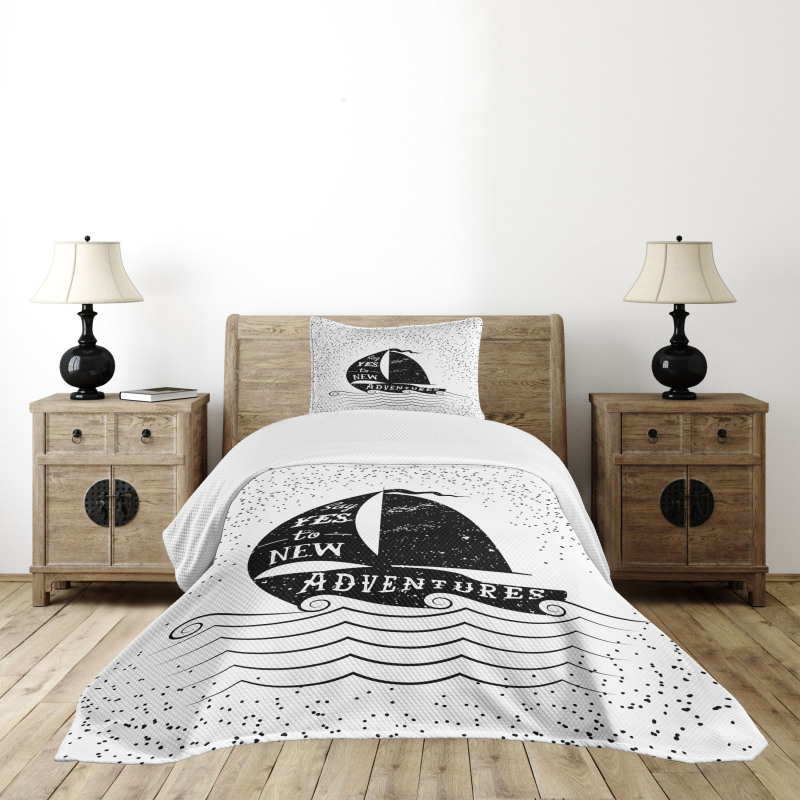 Say Yes to Adventure Bedspread Set