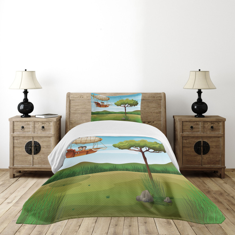 Fantasy Explorer Boy Bedspread Set