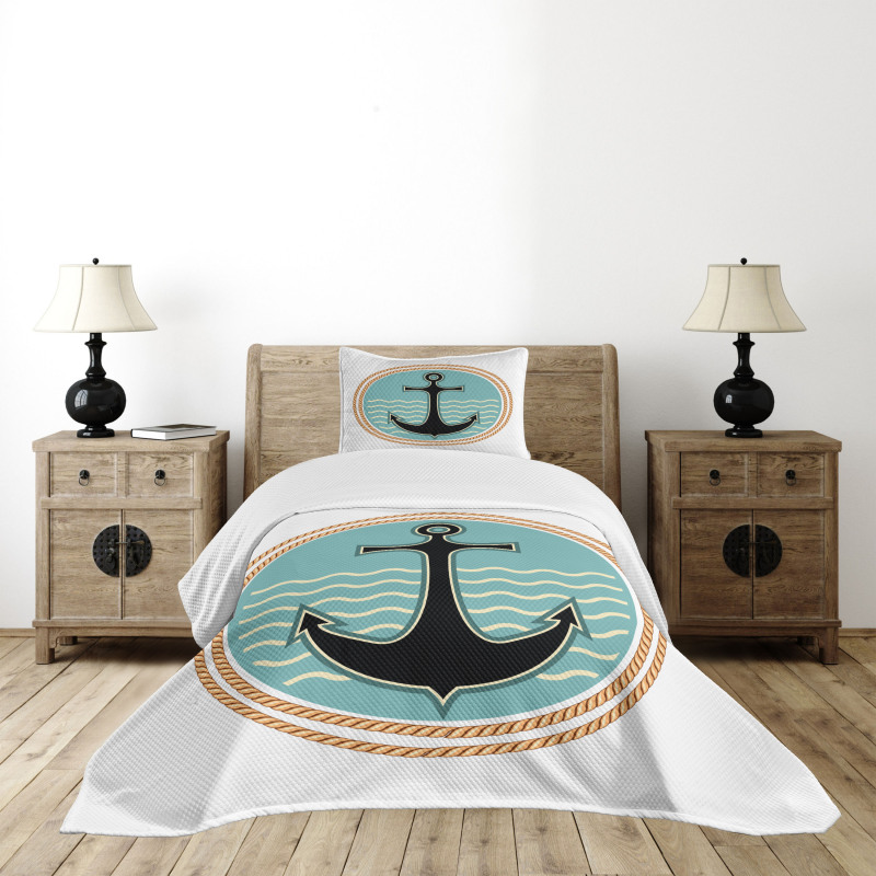 Nautical Design Bedspread Set