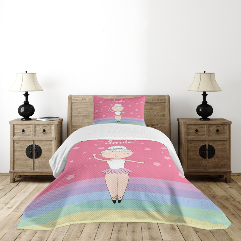 Pique Turn Ballet Bedspread Set