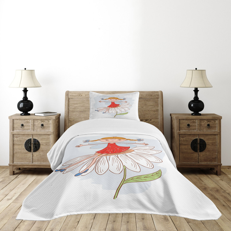 Ginger Haired Girl Bedspread Set