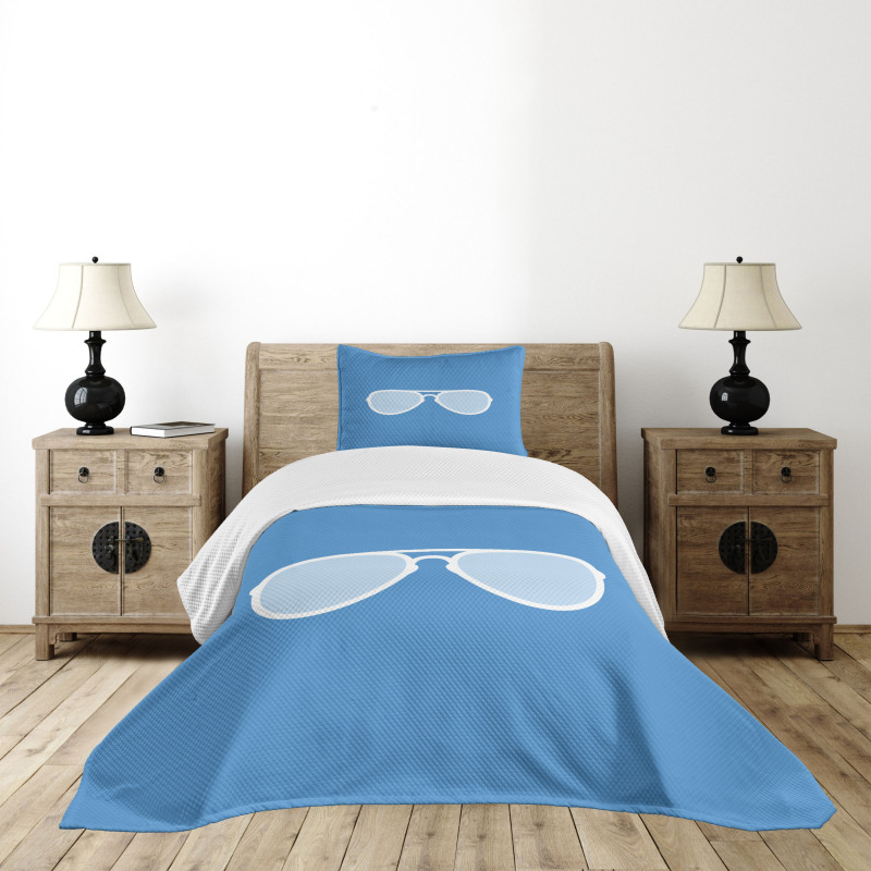 Aviator Sunglass Bedspread Set