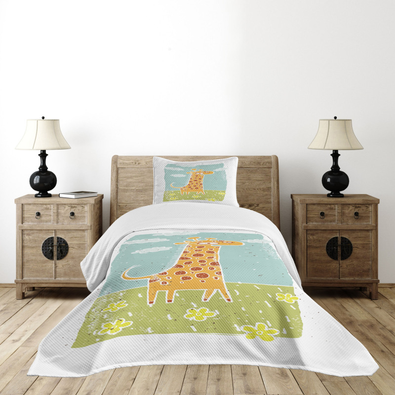 Childish Kids Animal Bedspread Set