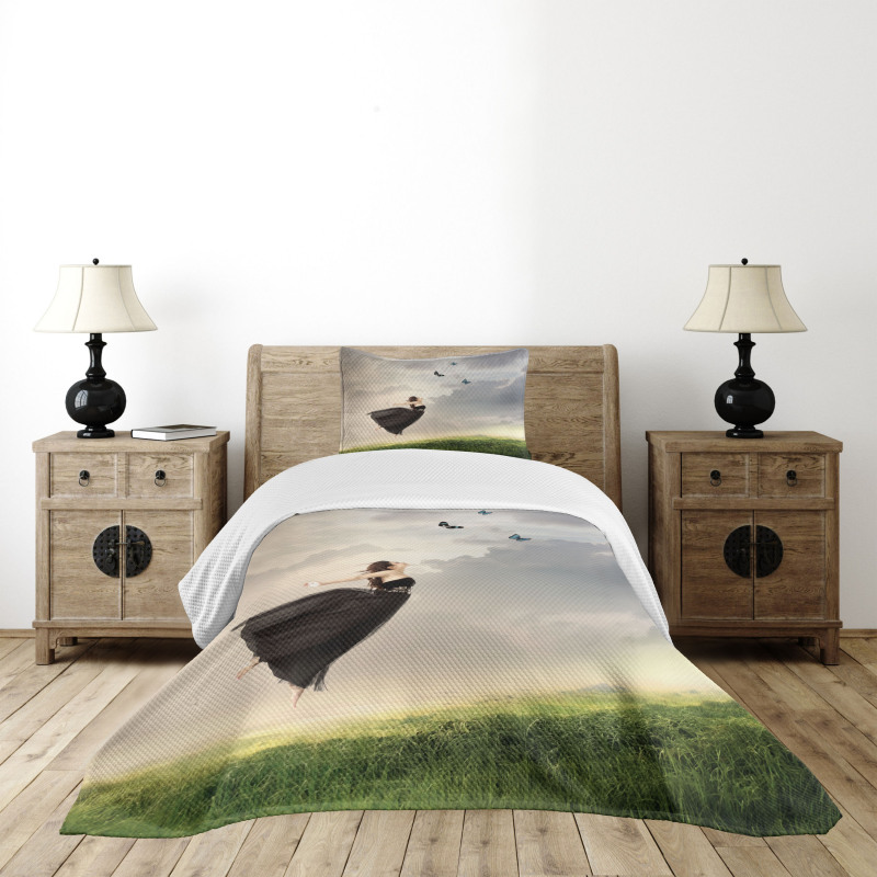 Poetry Bleak Weather Bedspread Set