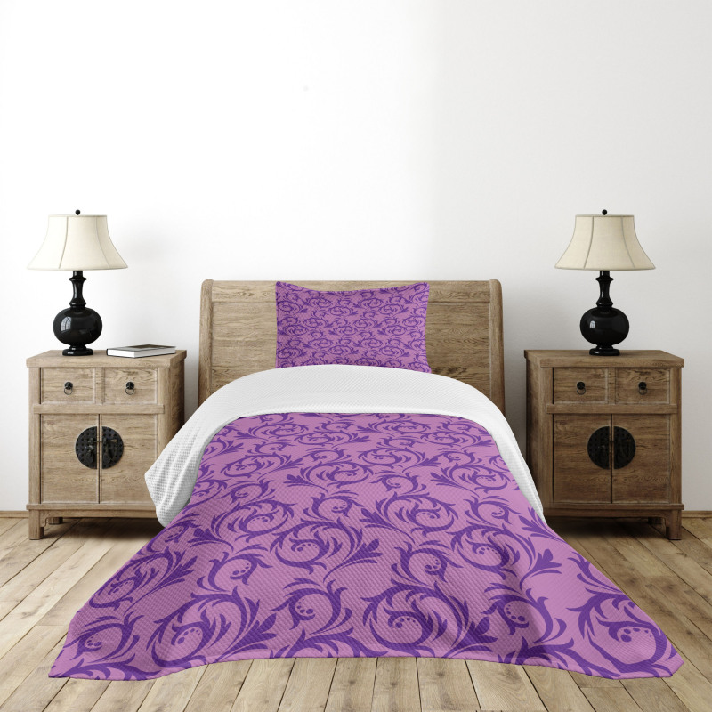 Rococo Scroll Curls Bedspread Set