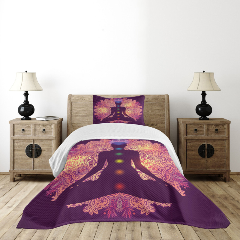 Psychedelic Mandala Bedspread Set