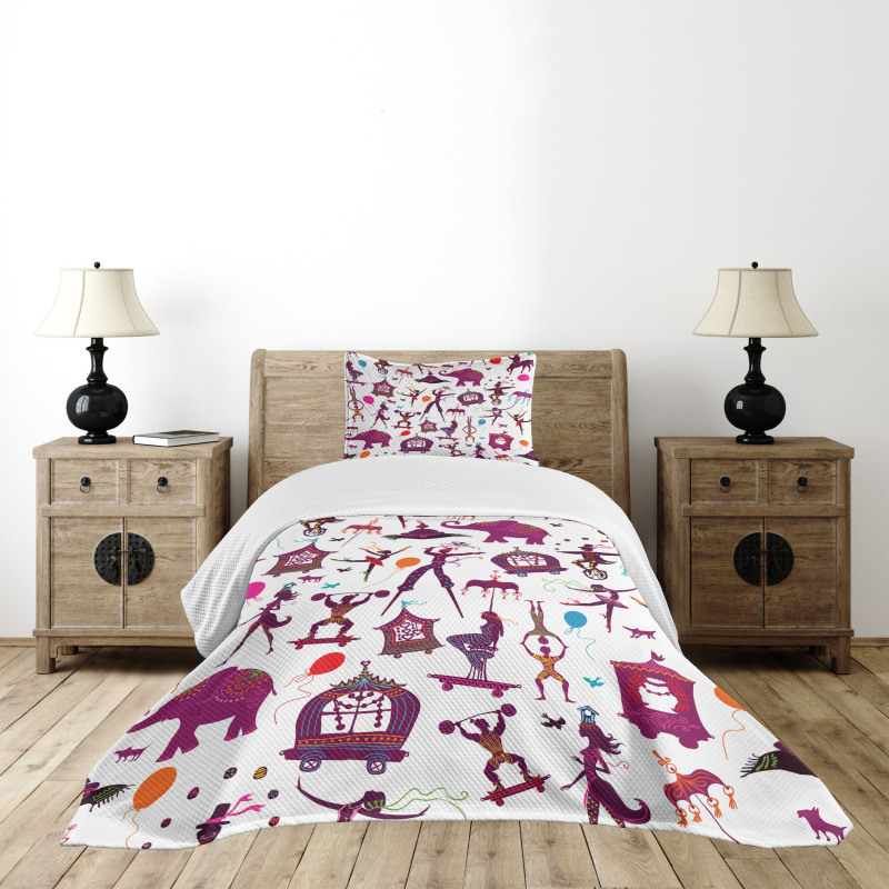 Colorful Characters Bedspread Set