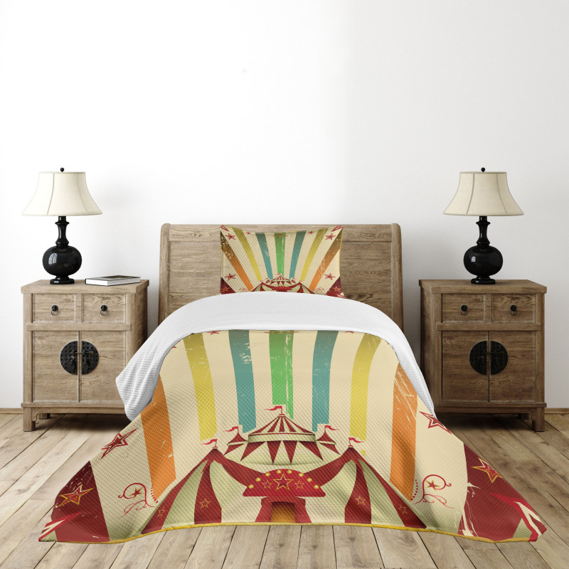 Old Circus Fair Bedspread Set