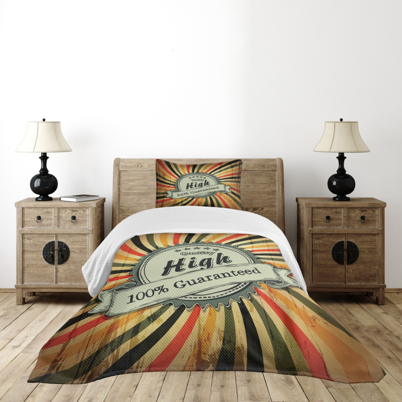 Grunge Lines Bedspread Set