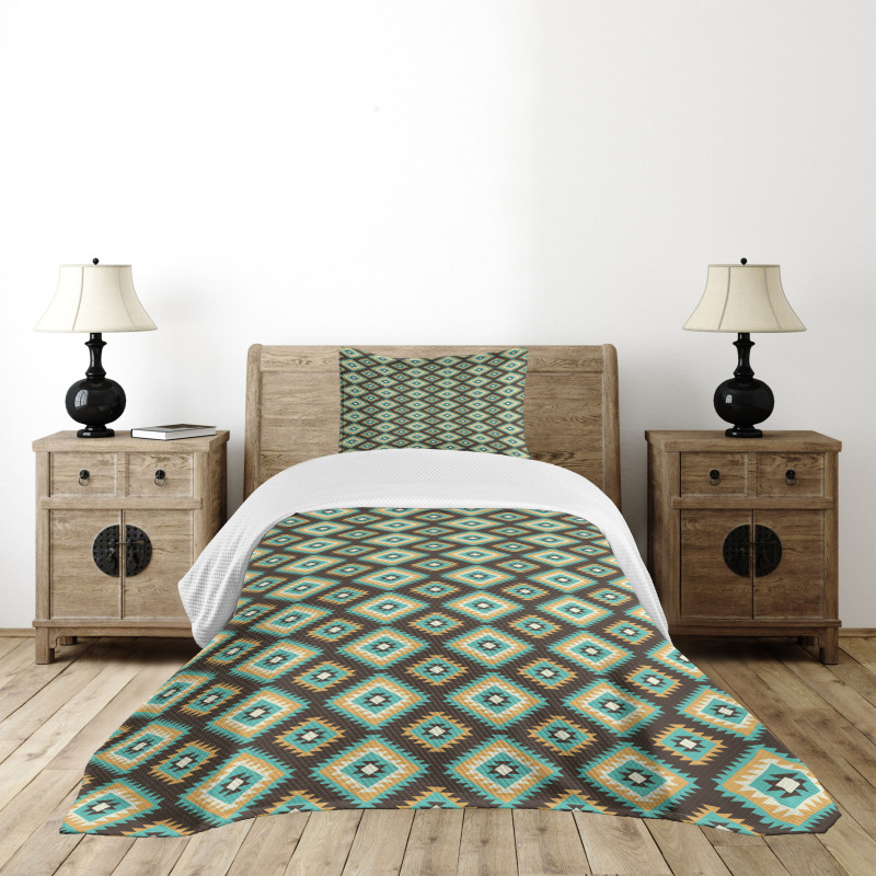 Native Old Pattern Bedspread Set