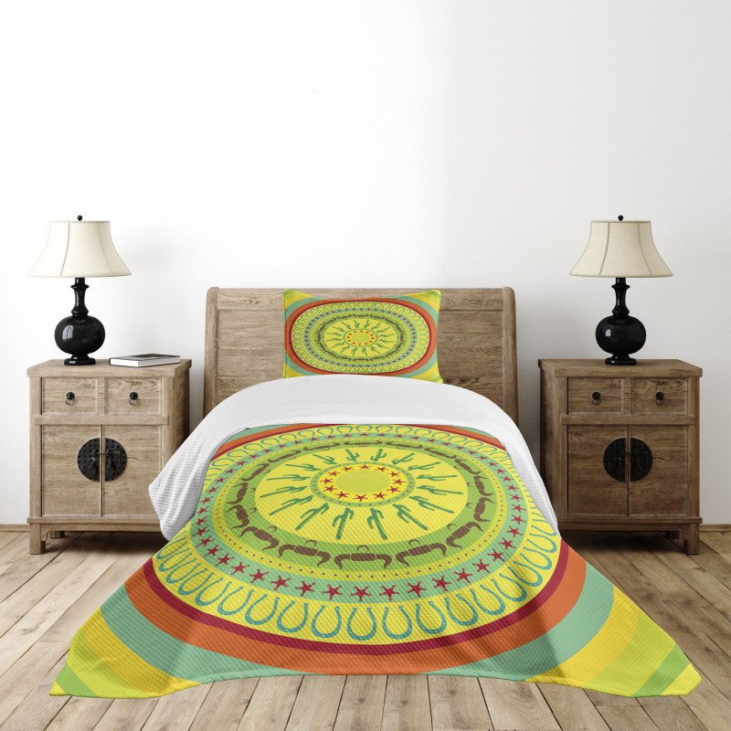 Wild West Mandala Bedspread Set