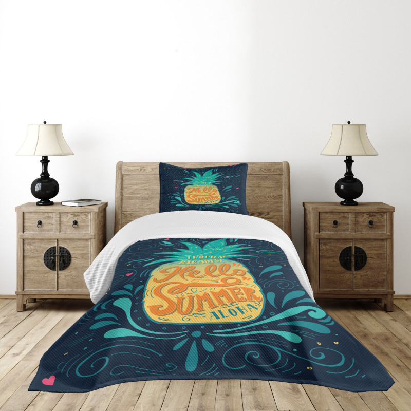 Hello Summer Aloha Bedspread Set