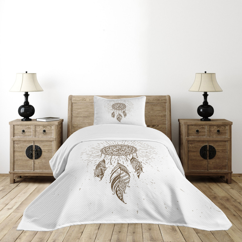 Dreamcatcher Mandala Art Bedspread Set