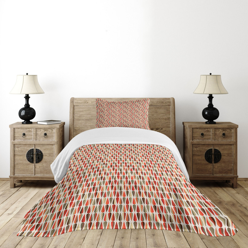 Simplistic Mosaic Bedspread Set