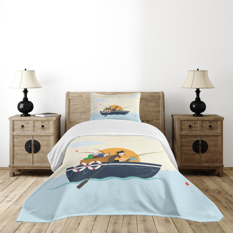 Fisher Man Hobby Bedspread Set