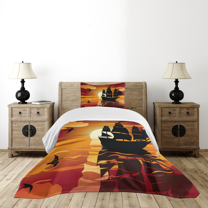 Tranquil Evening Bedspread Set