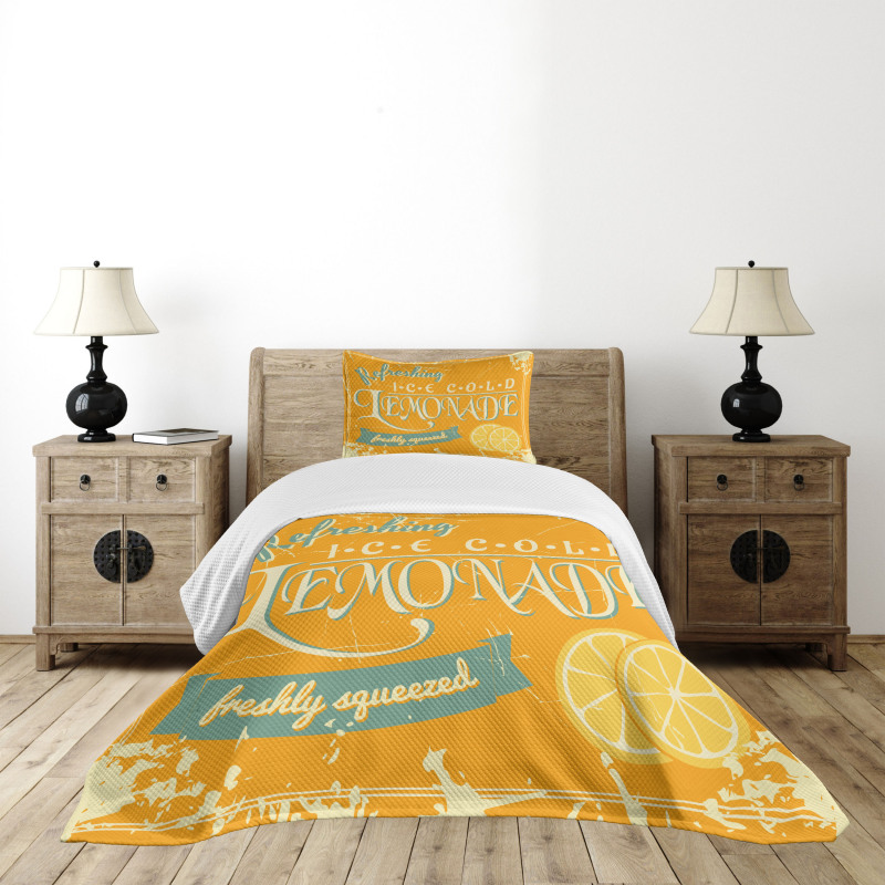 Refreshing Lemonade Bedspread Set