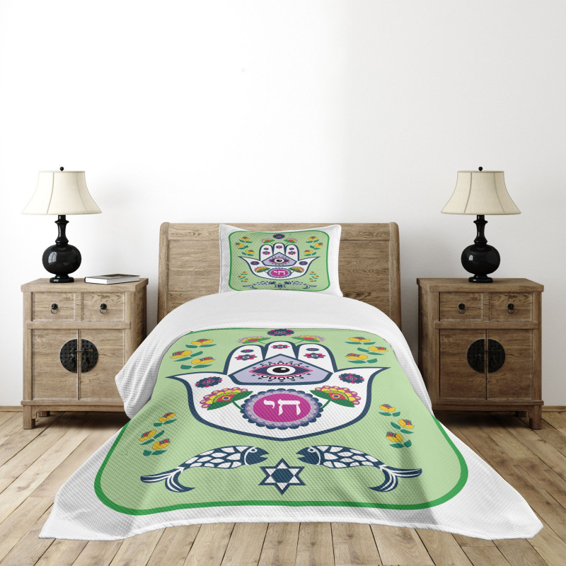 Middle East 6 Point Star Bedspread Set