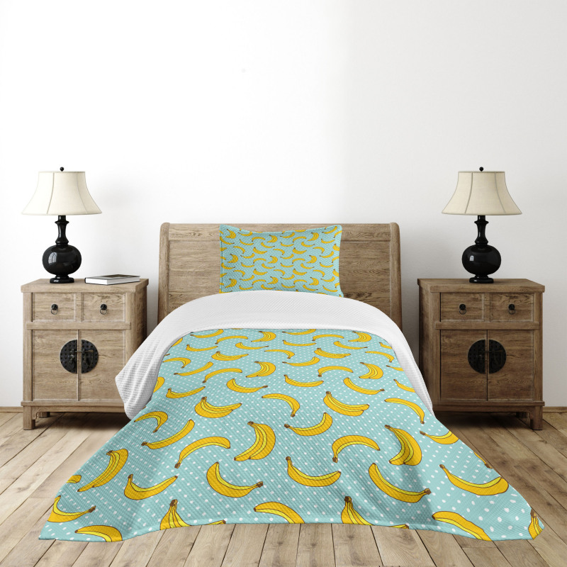 Banana Dots Bedspread Set