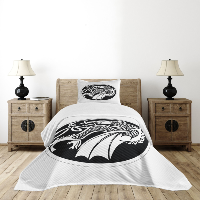 Astronomical Dragon Bedspread Set