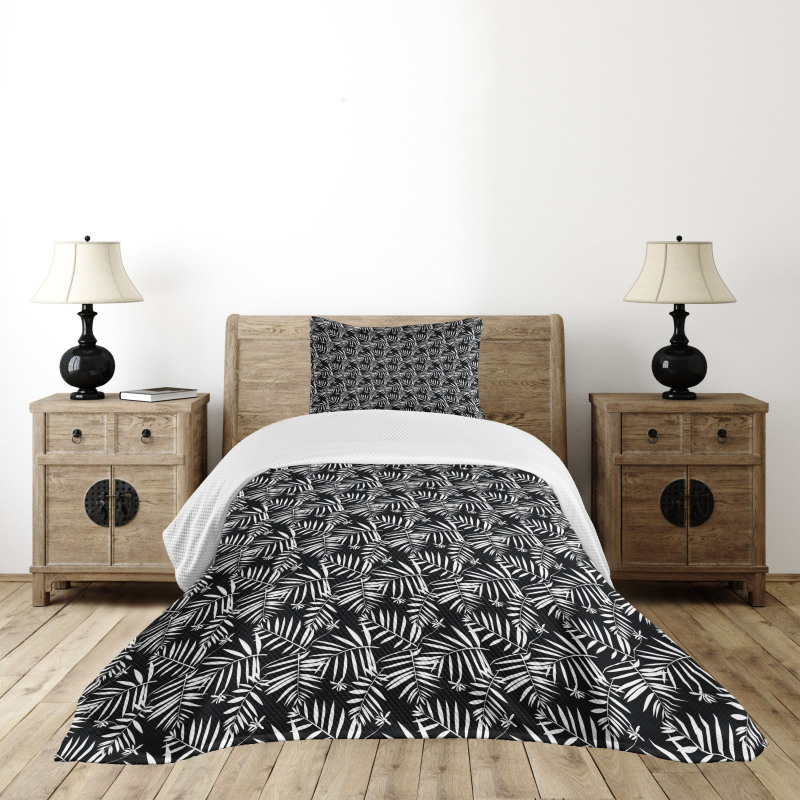 Bohemian Floral Print Bedspread Set