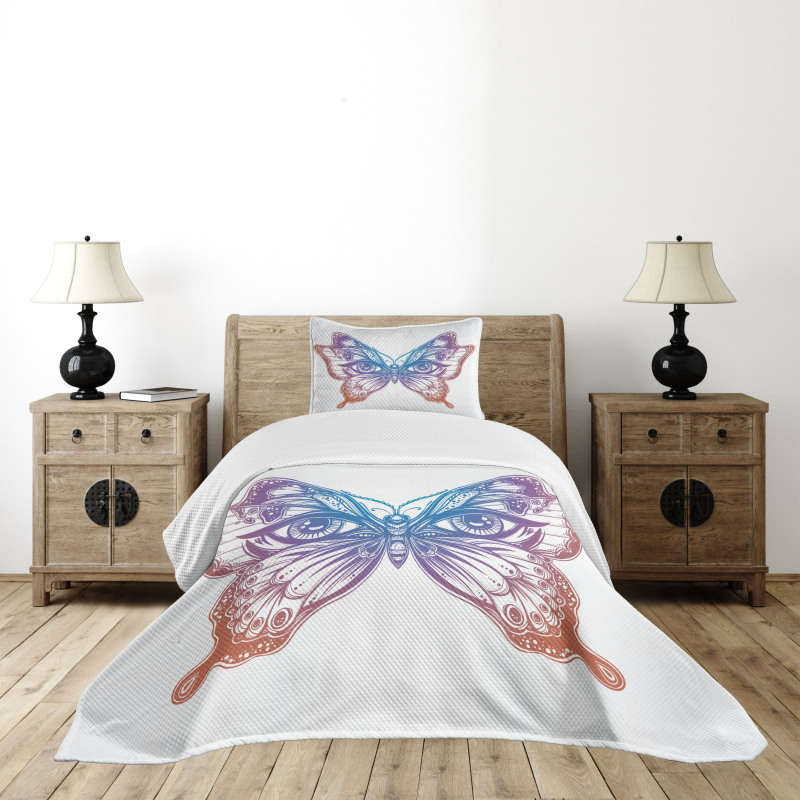 Artwork Design Tattoo Bedspread Set