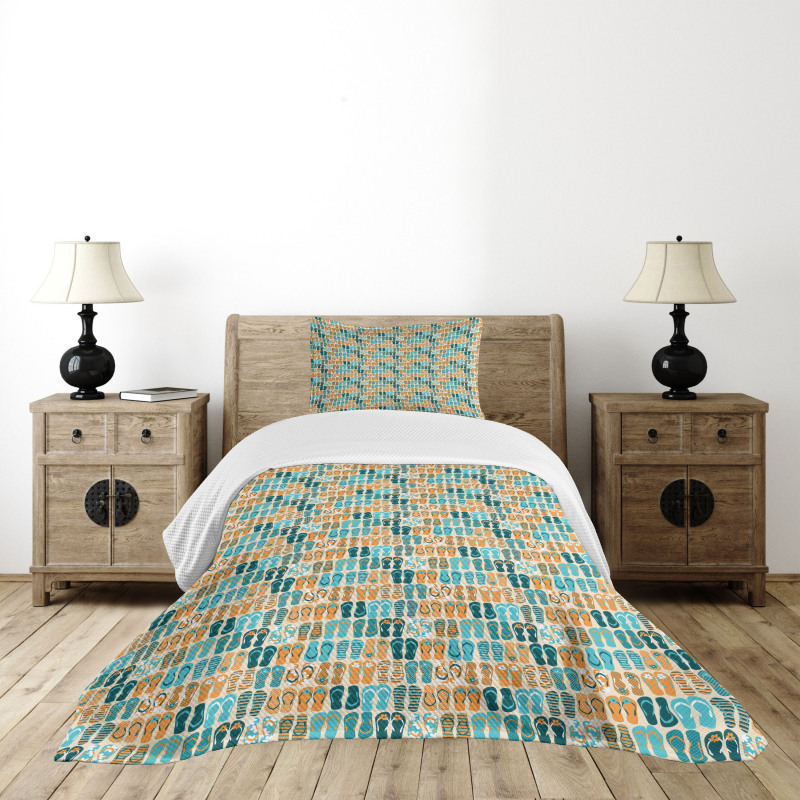 Sandal Pairs Bedspread Set