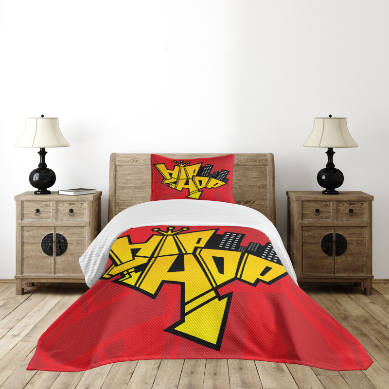 Funky Urban Skyline Bedspread Set