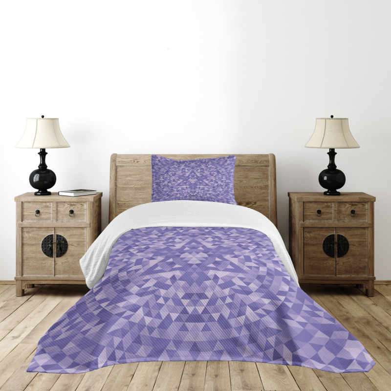 Gradient Mosaic Bedspread Set