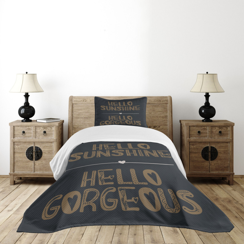 Hello Sunshine Bedspread Set